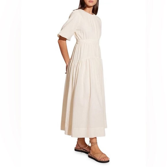 Odyssey Delva Cinch-Waist A-Line Midi Dress - Picture 5 of 5